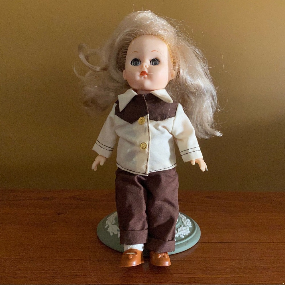 1984 / 1985 Vogue Ginny Doll in western / cowgirl outfit / 1980s vintage doll